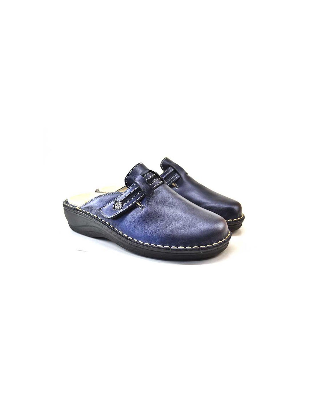 Susimoda ciabatte confort con chiusura a strappo da donna 6802 blu |  Giovannetti Calzature